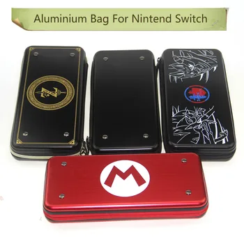 

Portable Aluminium Storage Bag Cover Case For Nintend Switch Accessories Console Water-resistent Carrying Shell Console