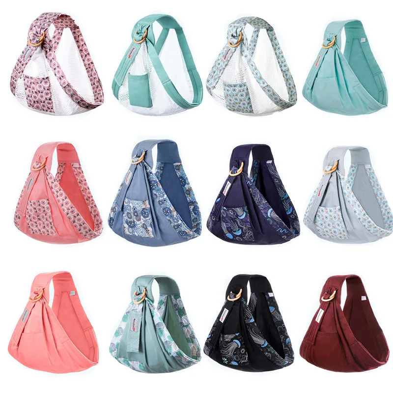 0-48 м Новорожденный ребенок слинг обертывание двойного использования Детское покрывало Перевозчик лицо вверх эргономичный бедра плечевой ремень