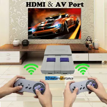 

Mini 8 Bit Retro Mini Super Classic HDMI/AV TV Family Video Game Console with 333/500 Games for Handheld Game Players 2 Gamepads