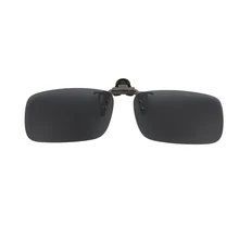 Мужские, женские, классические, для спорта на открытом воздухе, поляризационные, на клипсах, флип-ап, солнцезащитные очки, линзы для езды, ширина 60 мм, высота 37 мм,, хит, черные