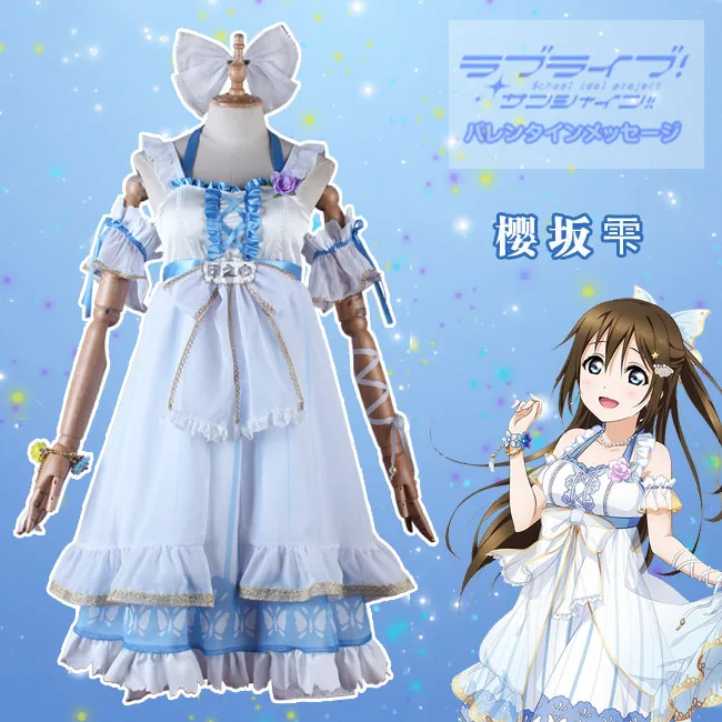 

Отлично! Школьный idol Love U My Friends Shizuku Осака косплей костюм новый наряд