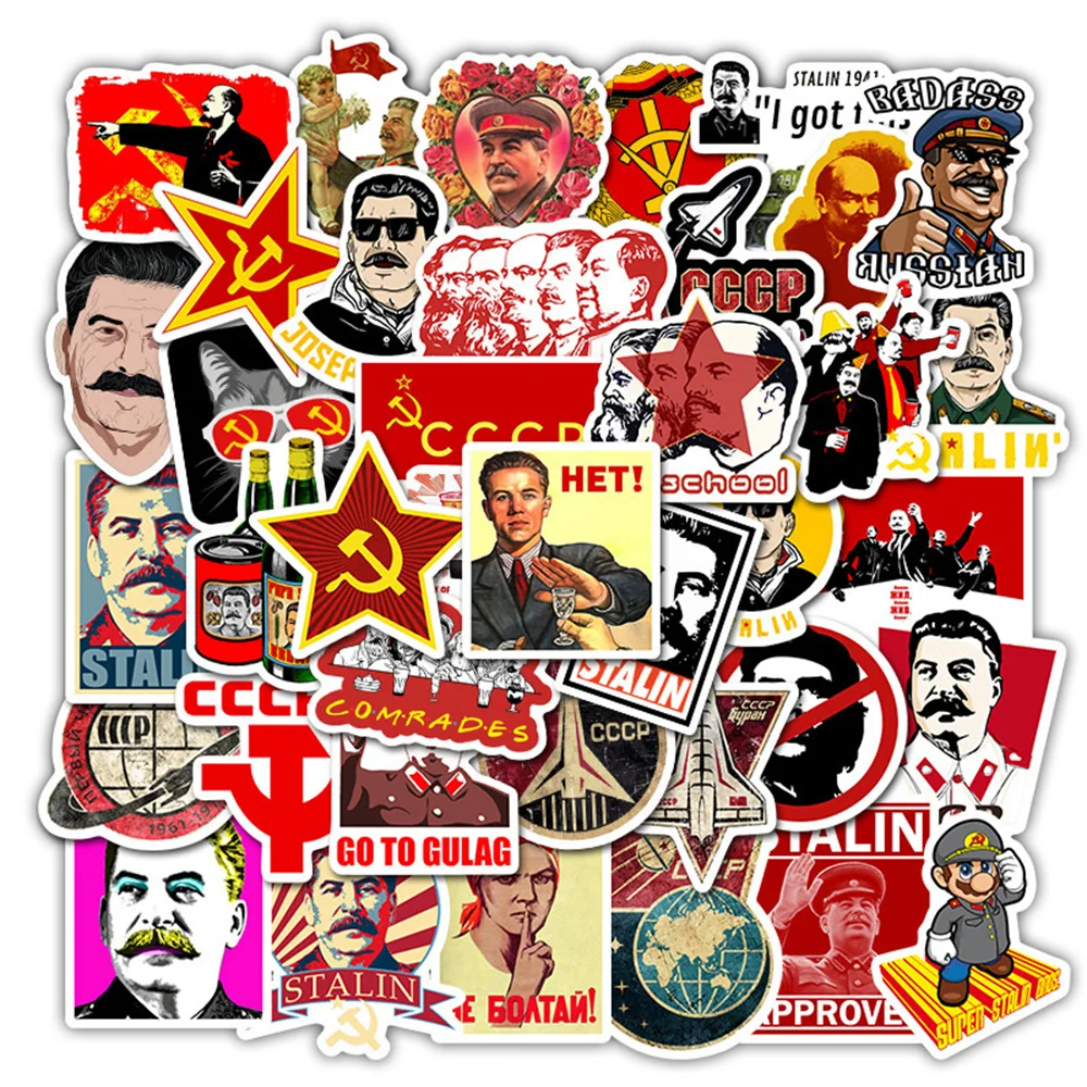 Сталин советские граффити наклейки для детей багажа скейтборда классические
