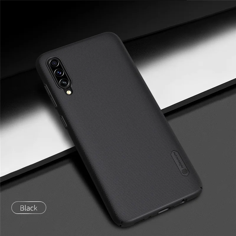 For Samsung Galaxy A70S Case Cover NILLKIN Fitted Cases For Samsung Galaxy A70S Super Frosted Shield For Samsung Galaxy A70S - Цвет: Черный