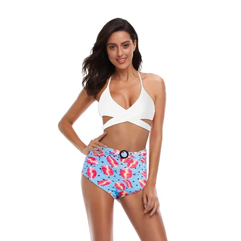 

New Sexy Bikinis Set Women Swimsuit Push Up Swimwear Women Print Brazilian Bikinis Set Beach Bathing Suit Swim Wear