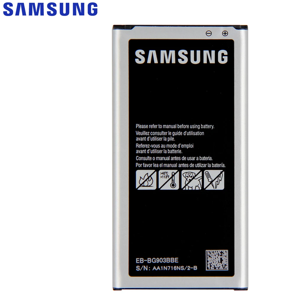Оригинальный сменный аккумулятор Samsung для Galaxy S5 NEO G903F G903W Оригинальная батарея