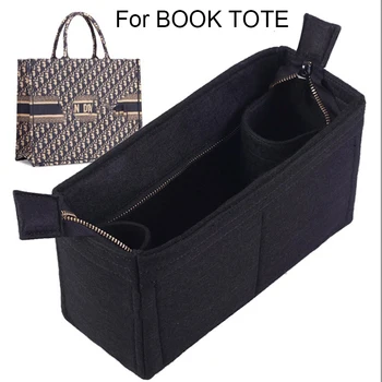 

For BOOK TOTE 3MM For Felt Cloth Insert Speedy Bag Organizer Makeup Handbag Organizer Travel Inner Purse Baby Cosmetic Mommy Bag