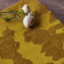 Высокое качество шелк эластичность tissu золотой шелк тутового шелкопряда жаккардовые материалы высокого качества халаты, платья, cheongsam, одежда ткань