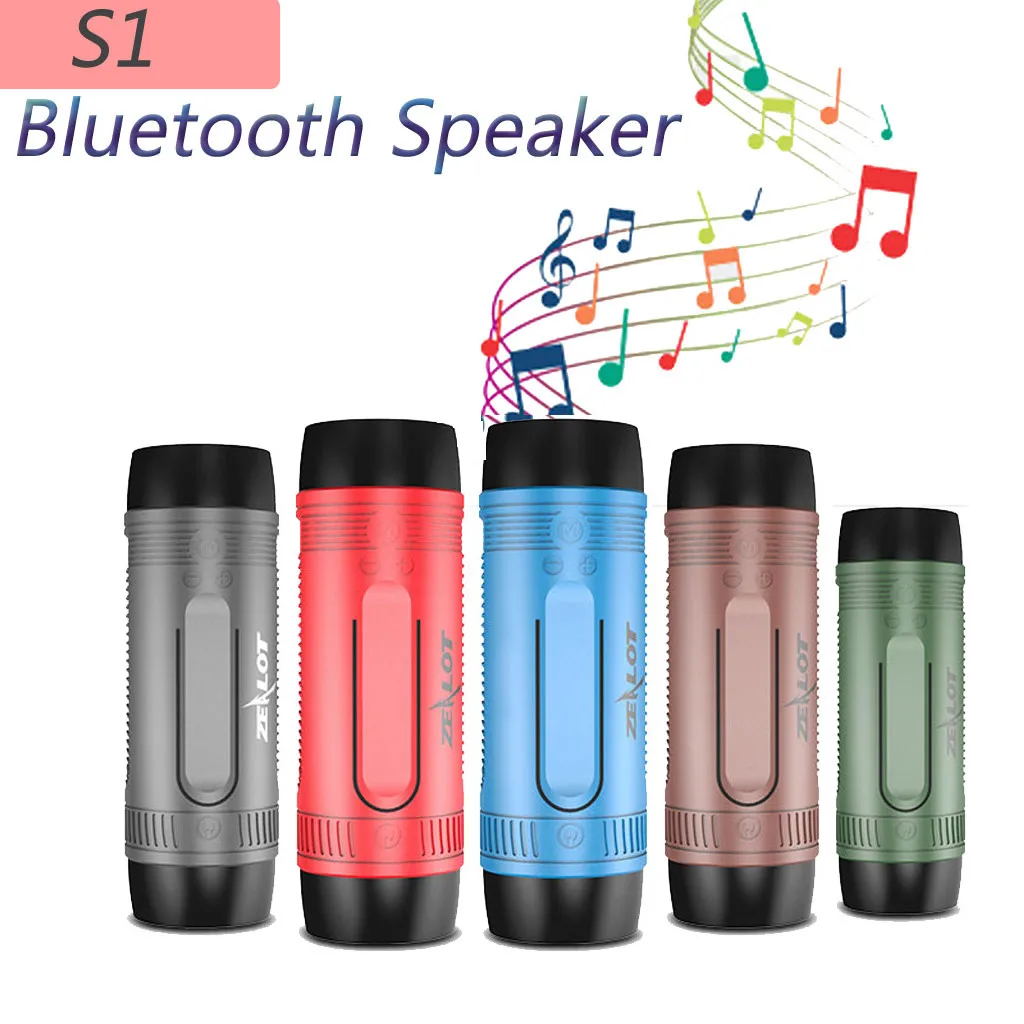 

Bluetooth Outdoor Speaker Bike Cycling Portable Speakers 4000mAh Speakers Support TF Card FM Radio Aux Input #H25