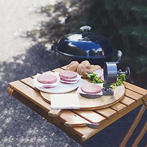 Best Burger Press Hamburger Patty Maker Meat Aluminum Alloy Non Stick for Kitchen DC156