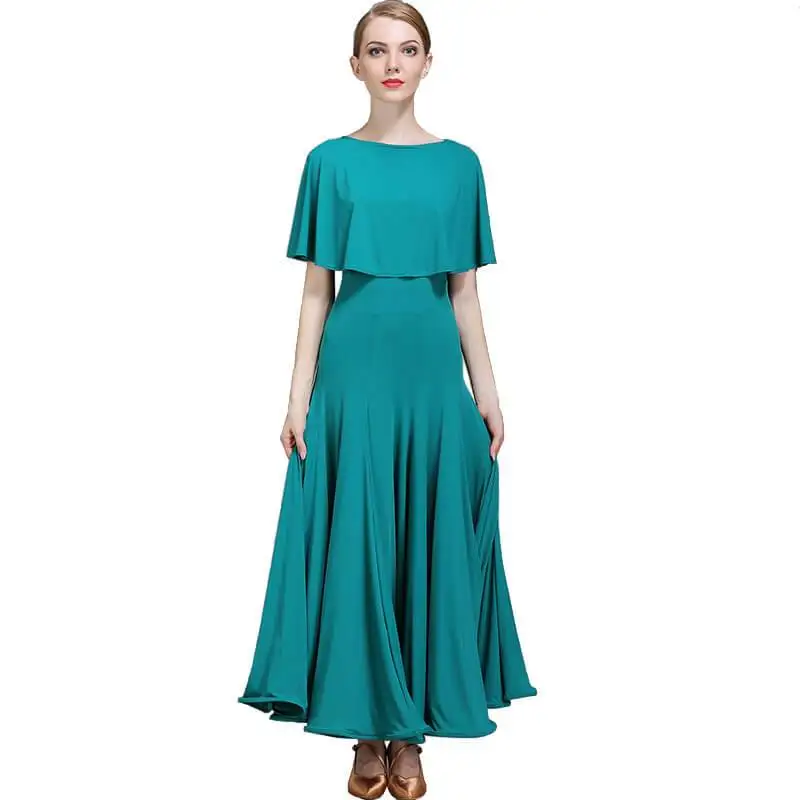 

Flared Maxi Ballroom Dress 226-673