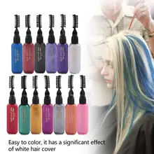 Косметика для глаз 2 в 1 одноразовый крем для окрашивания волос цветная тушь для ресниц двойного назначения крем для окрашивания волос Тушь