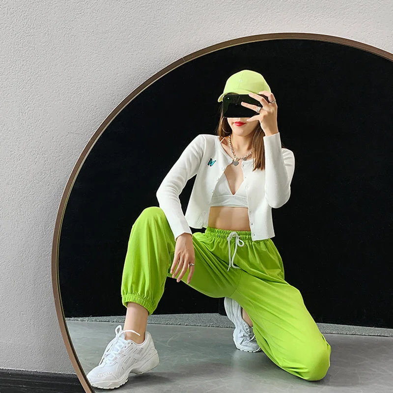 Casual Pants Women Fashion Trend Sweatpants Baggy Hip Hop Jazz