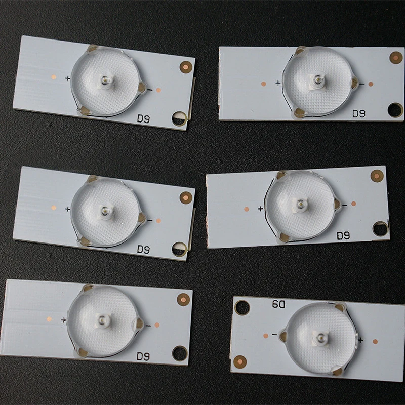

50pcs 3V SMD Lamp Beads With Optical Lens Fliter For LED Strip Bar,Repair TV