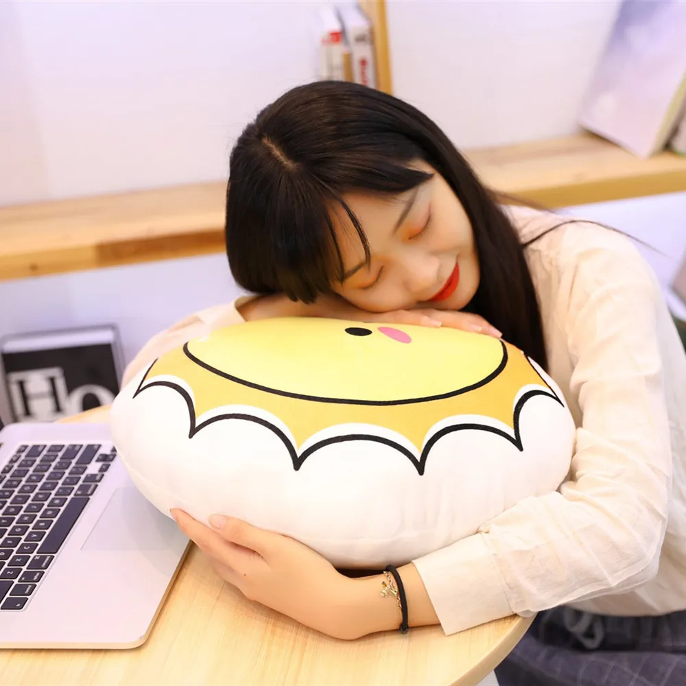 Kawaii плюшевая подушка для сна, облачная звезда, подушка в виде Луны, детская комната, Декор, природа, радужная Подушка, детские подарки на день рождения