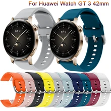 

Soft Silicone 20mm Smartwatch Strap For Huawei Watch 2 Sport/GT2/GT3 42mm Bands Sport Wrist Easyfit For GT 3 42mm Bracelet Belt