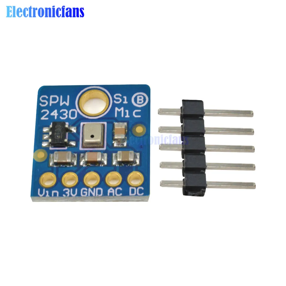 SPW2430 MEMS Микрофон Датчик обнаружения звука модуль моно микрофон Обнаружение для