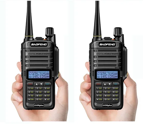 2 baofeng uv9r PLUS 2 шт. большой диапазон baofeng uv-9r плюс Водонепроницаемая рация с любительским cb радио Автомобильная радиостанция vhf uhf Удобная - Цвет: 2 baofeng uv9r PLUS