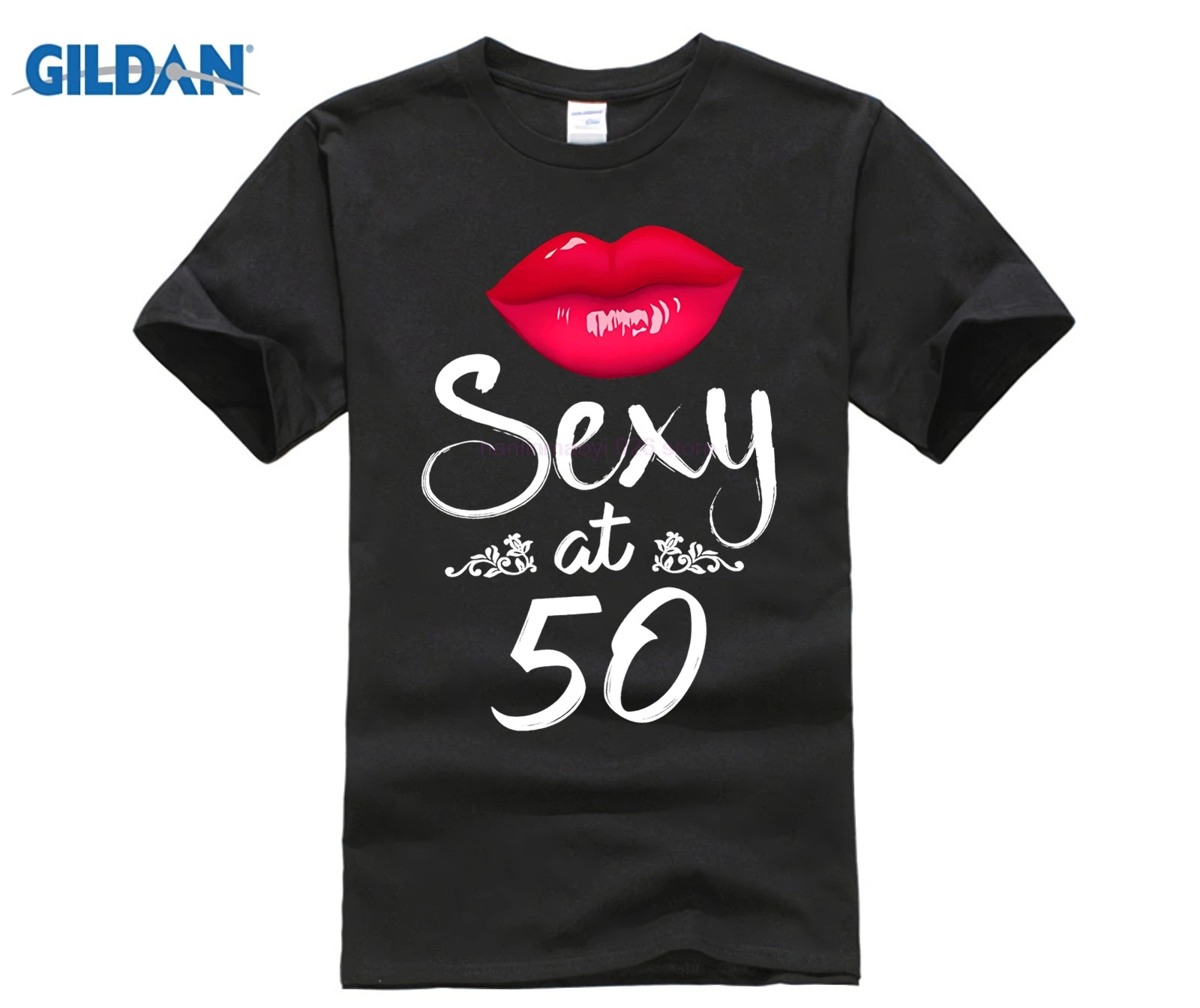 50th Birthday Gift lady tshirt Sexy at 50 shirt year old |
