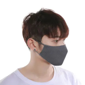 

3 Pcs Washable Cotton Mouth Mask Reusable Anti-pollution Anti-fog Dustproof Breathable Face Protective Cover