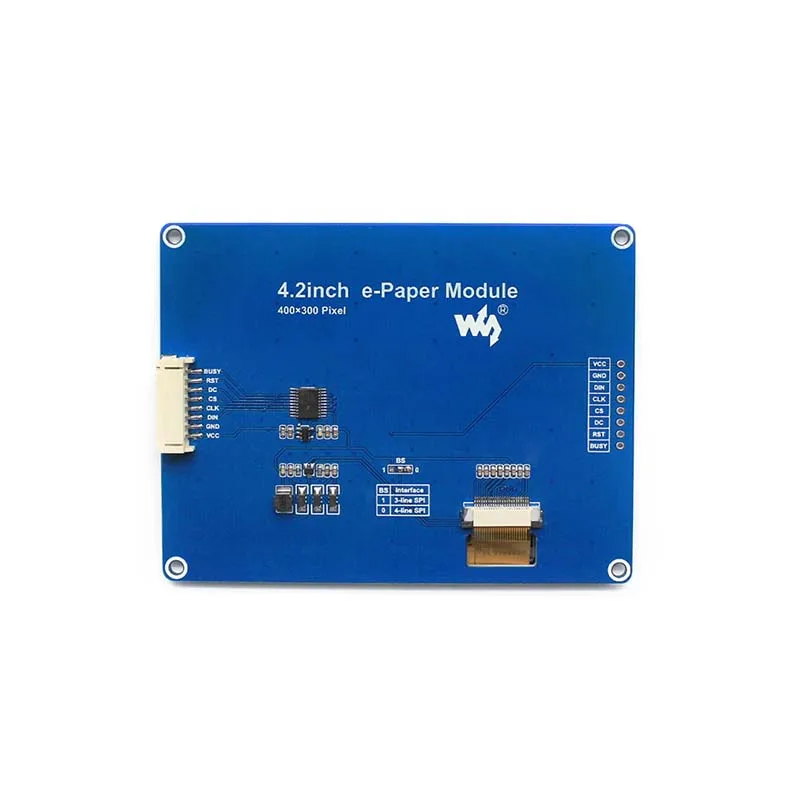 Raspberry Pi 4B/3B/Zero 4,2 дюйма E-Ink Ddsplay черный/белый E-paper creeb 5 В/3,3 В с SPI интерфейсом для Arduino/Nucleo/STM32
