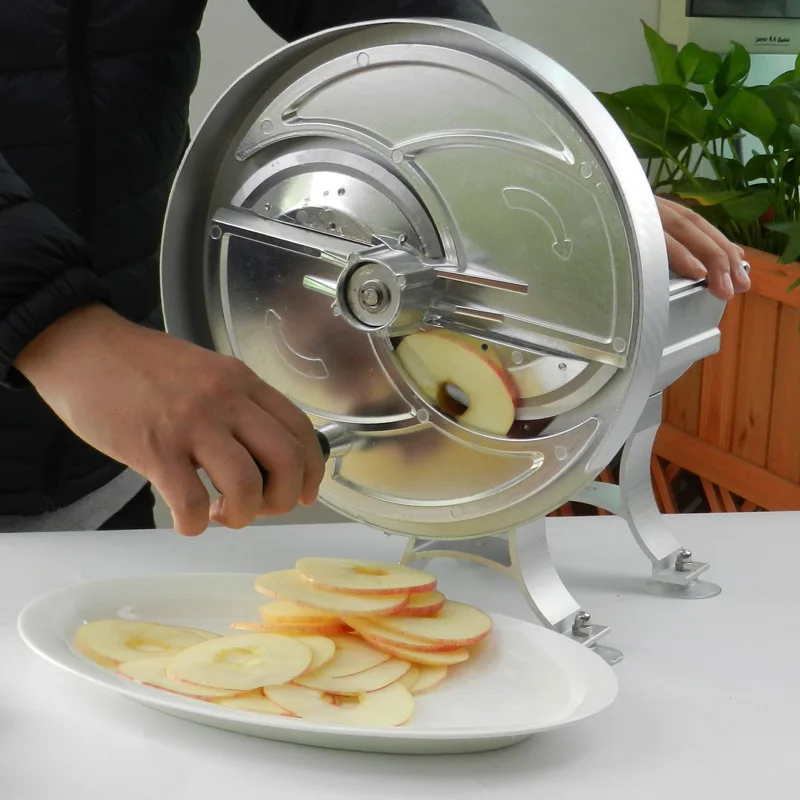 

EB-1805A Household Manual Slicer Commercial Multifunctional Aluminum Alloy Hand Fruit Slicer Potato Lemon Slice Ground Meat