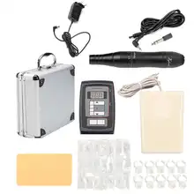 Два цвета долговременного тату макияжа Комплект Перманентный макияж татуировки набор бровей Карандаш для губ машина практическая кожа силы питания