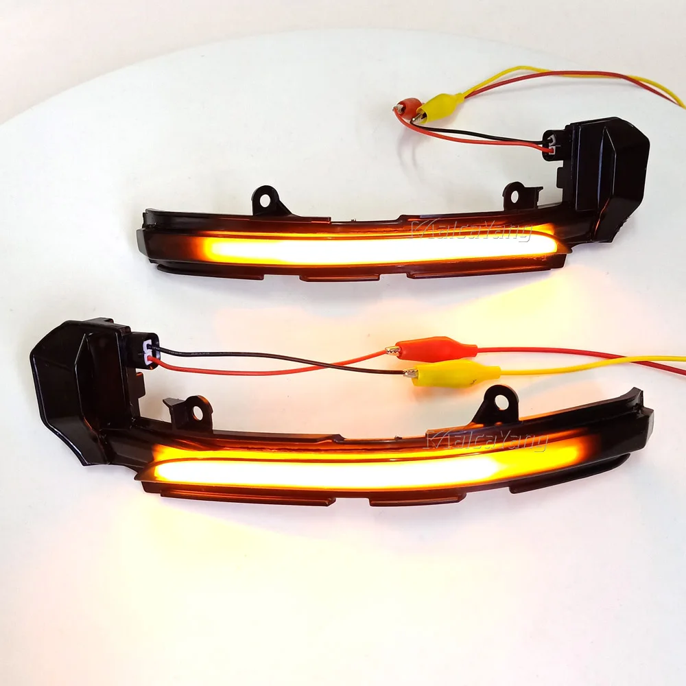 Dynamic Turn Signal LED Side Mirror Indicator Blinker Sequential Light For Jaguar XE XF XJ F-TYPE XK XKR I-PACE X250 X260
