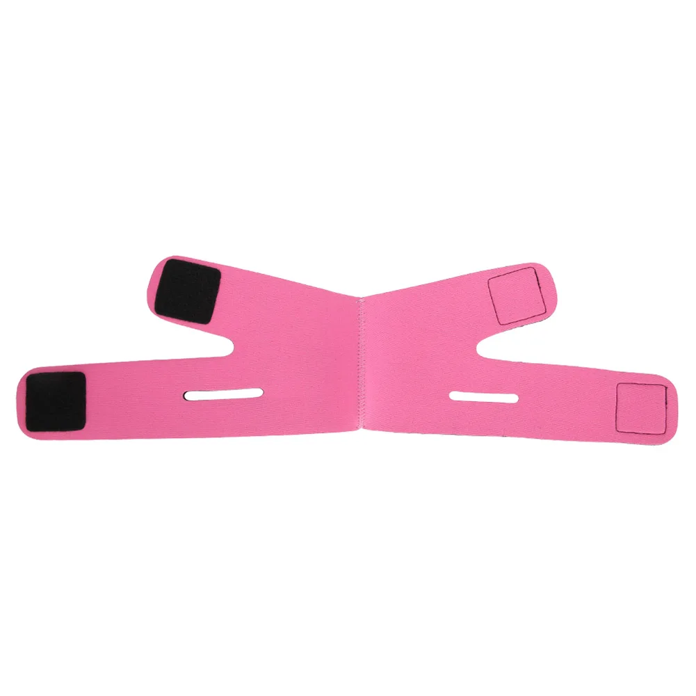 pink Тонкая маска для лица, тонкая маска для лица, для похудения, повязка для лица, истончающий ремешок для кожи, ремень безопасности, лифтинг для лица, убирает двойной для лица и подбородка, маска - Цвет: pink