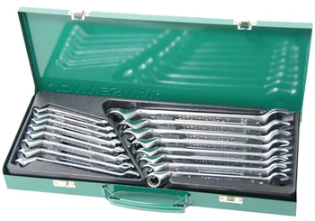Best A Set Of Wrench Combination Keys With A Curved Curved Profile 75gr In A Case, 7-24mm, 16 Pieces Jonnesway W69116S