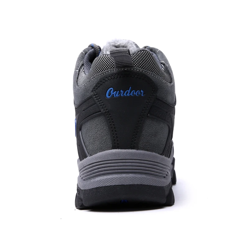 Новинка 2019 года модные мужские ботинки зимние мужская теплая обувь на меху