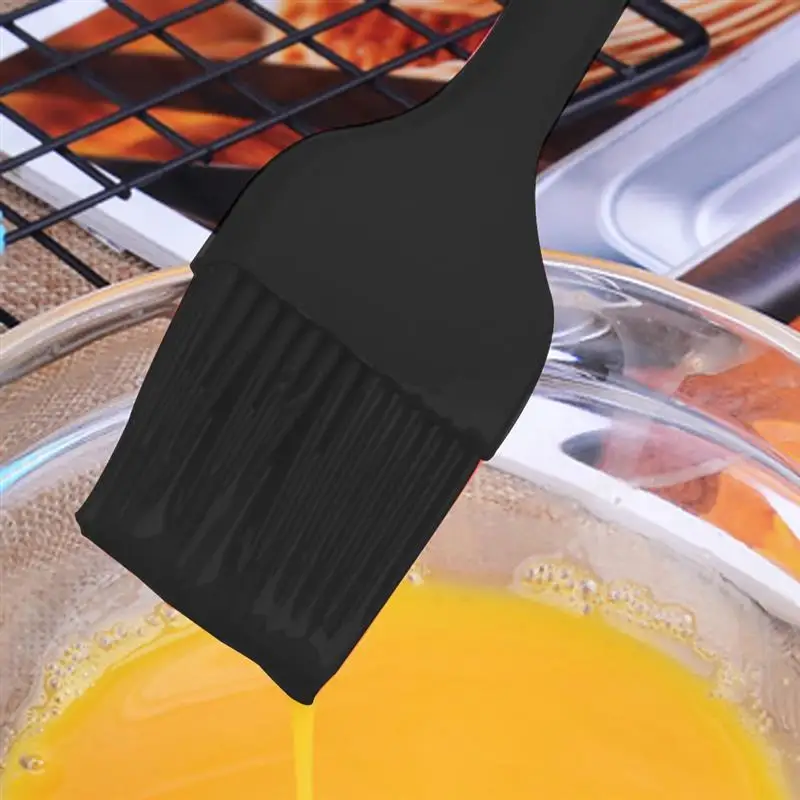Kapmore 1pc Food Grade Silicone Basting Brush Heat-Resistant Baking Brush Grilling Oil Baking BBQ Tools Accessories