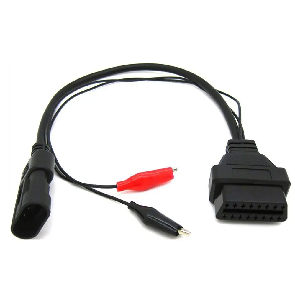 3 Pin до 16 Pin OBD2 разъем адаптера Диагностический кабель для Fiat Alfa Lancia
