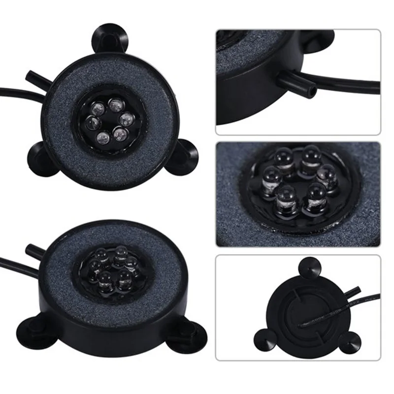 Подводный светильник для аквариума воздушная занавеска RGB 6 меняющихся цветов