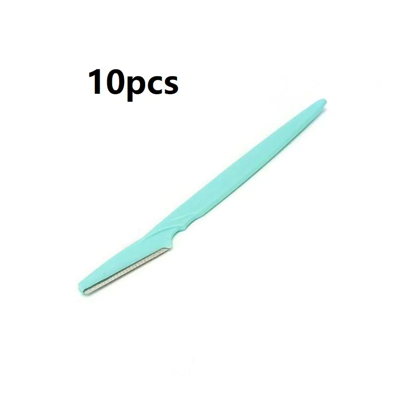 Eyebrow Trimmer Blade Shaping Knife Face Blades Hair Removal Scraper Shaver Woman 10pcs/Lot cosmetic makeup tools eyebrow trimmer blade eyebrow scraper