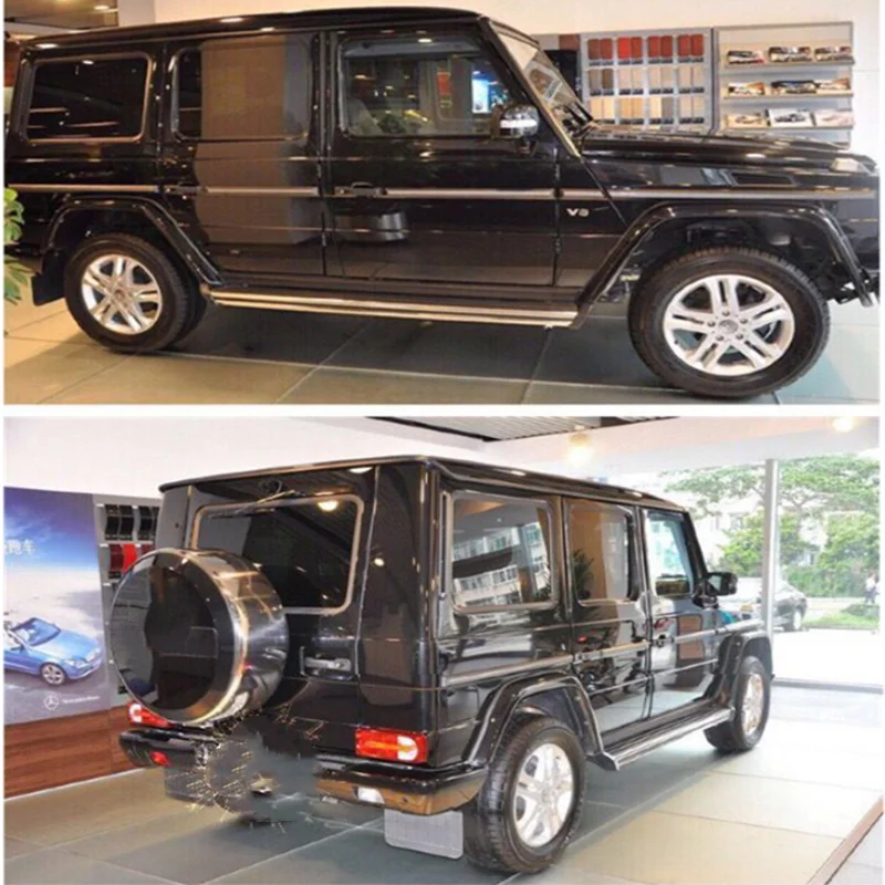 Ходовые доски Авто боковой шаг бар педали для Mercedes Benz G63 2011 2012 2013 2014 2015 2016 2017