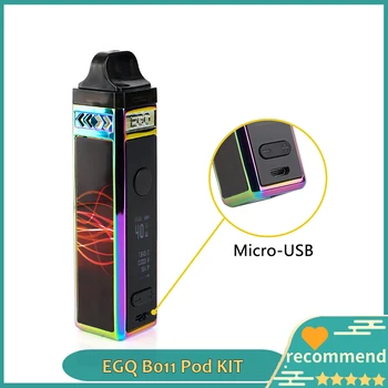 

EGQ B011 Pod Vape Kit with 1100mAh Battery & 1.6ml capacity cartridge Pod Mod Kit VS VINCI/RPM-80
