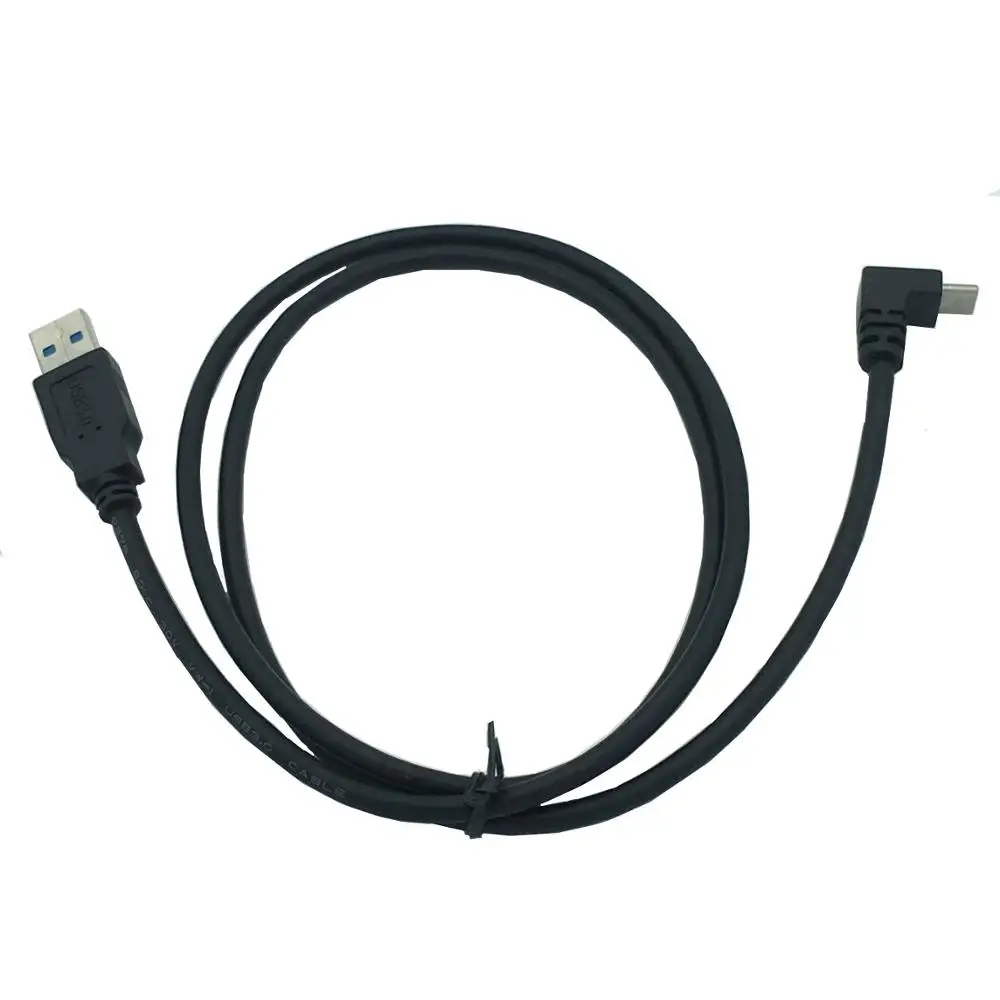 USB 3,0(type-A) штекер USB3.1(type-C) угол 90 градусов 1 м