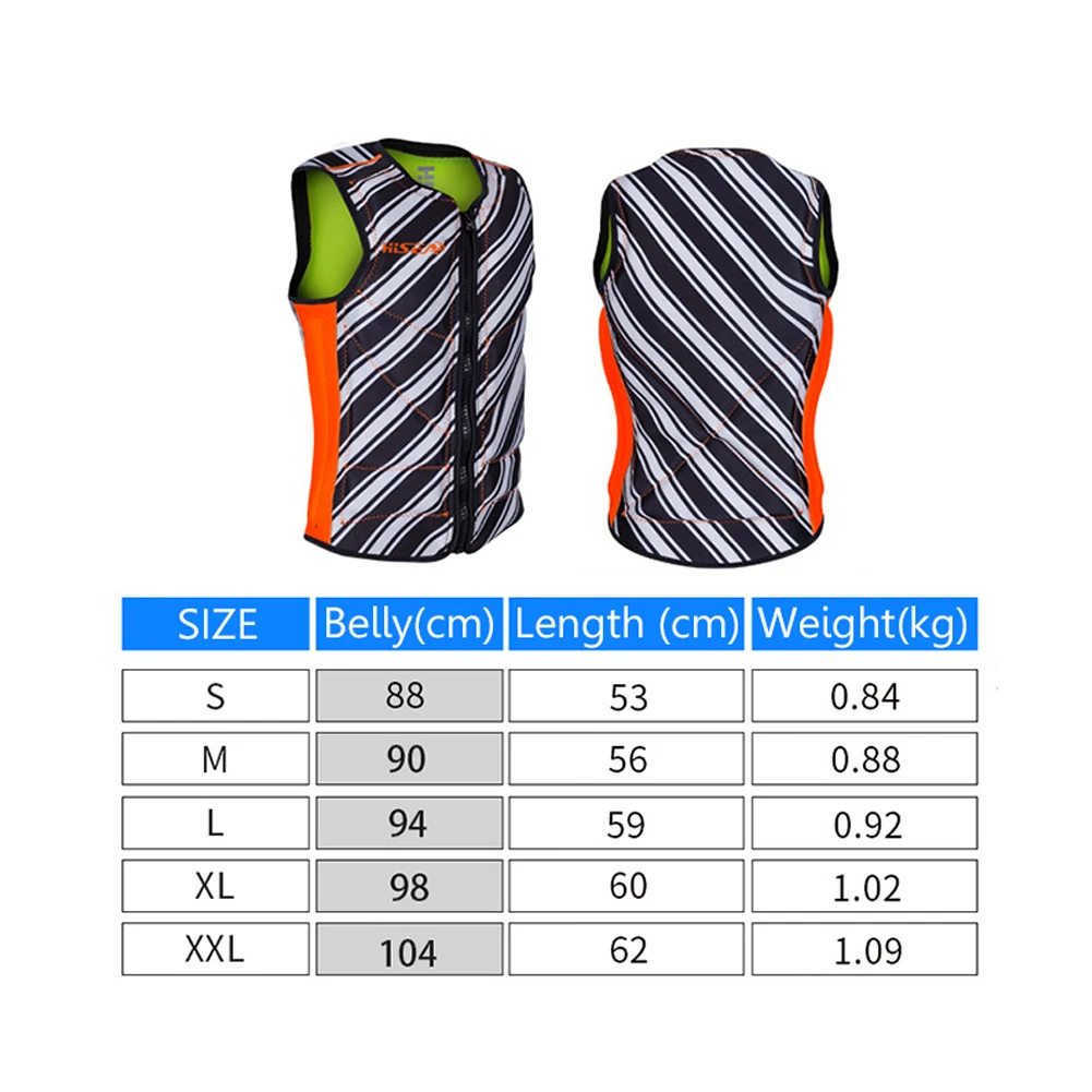 Superelastic Neoprene Life Vest Adult Surfing Drifting Motorboat Buoyancy Life Jacket Swimming Floating Clothing