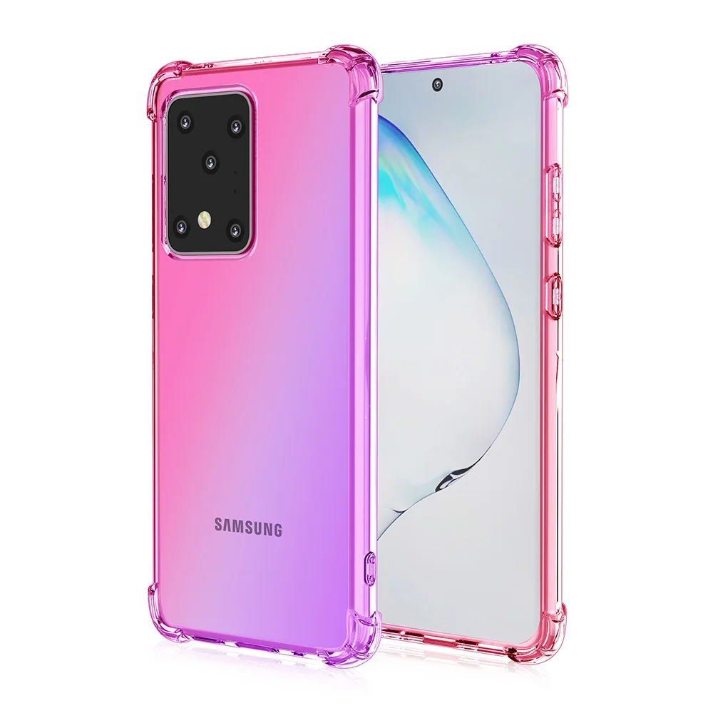 Градиентный чехол для телефона Samsung Galaxy S20 Ultra S10 E S9 Plus S8 A30 A70 A31 A51 A71 A50 A10 A40 A20e Note 10 9