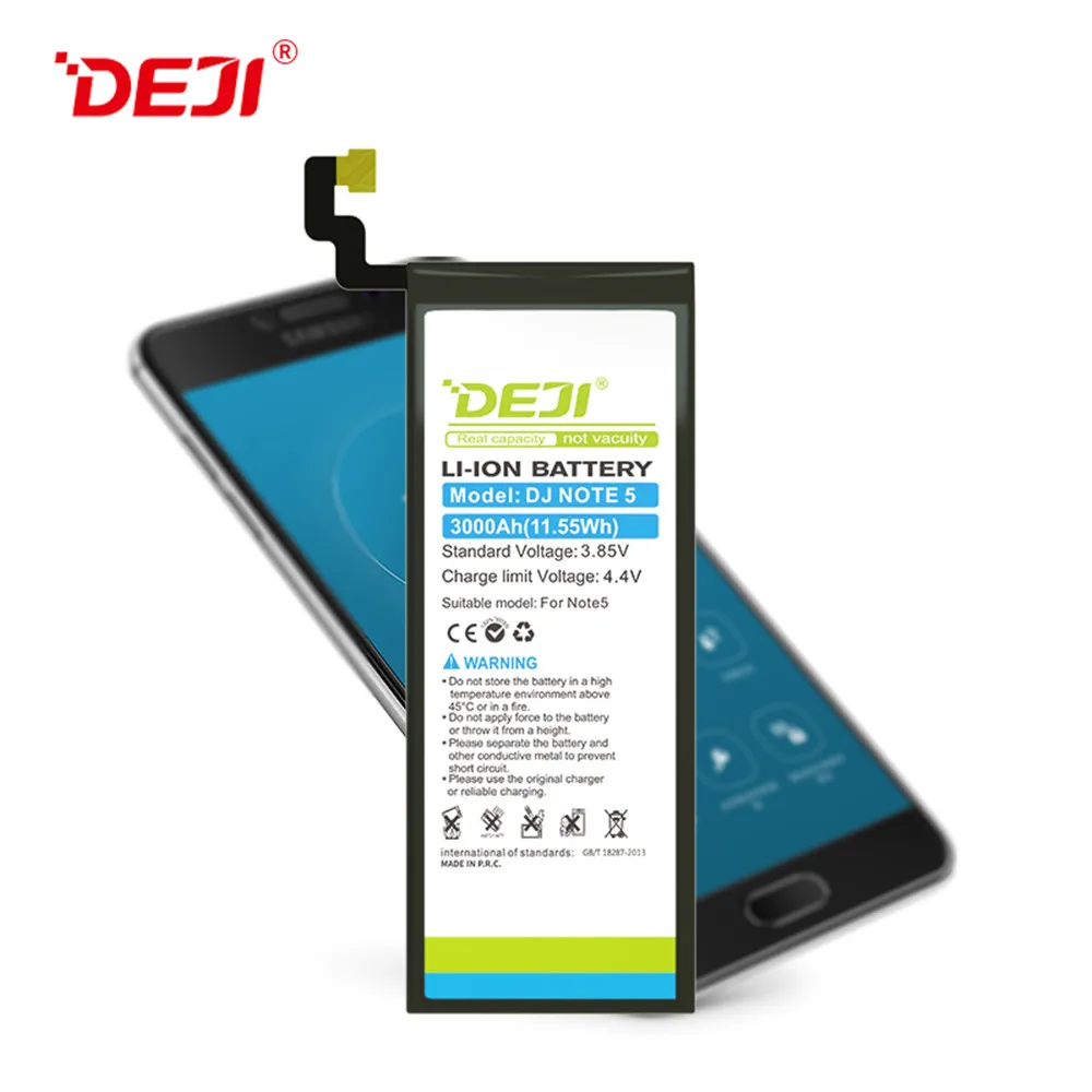 DEJI For SAMSUNG note Battery S6 bateria Real Capacity 3000mAh