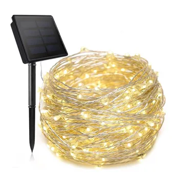 

Solar String Fairy Lights 12m 100LED / 5M 50 LED Waterproof Outdoor Garland Solar Power Lamp Christmas For Garden Decoration