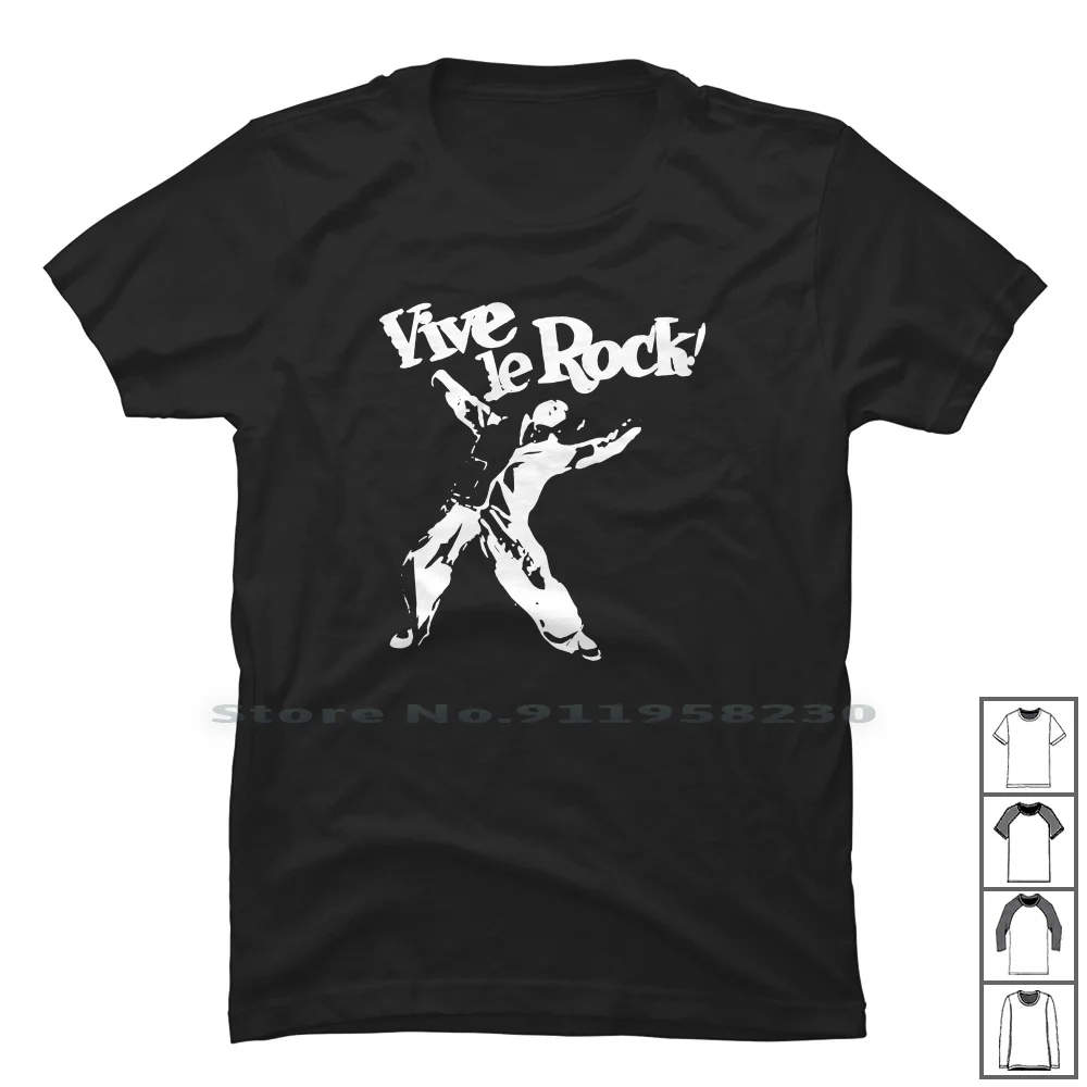 

Футболка Viva Le Rock 2, 100% хлопок, смешная музыка
