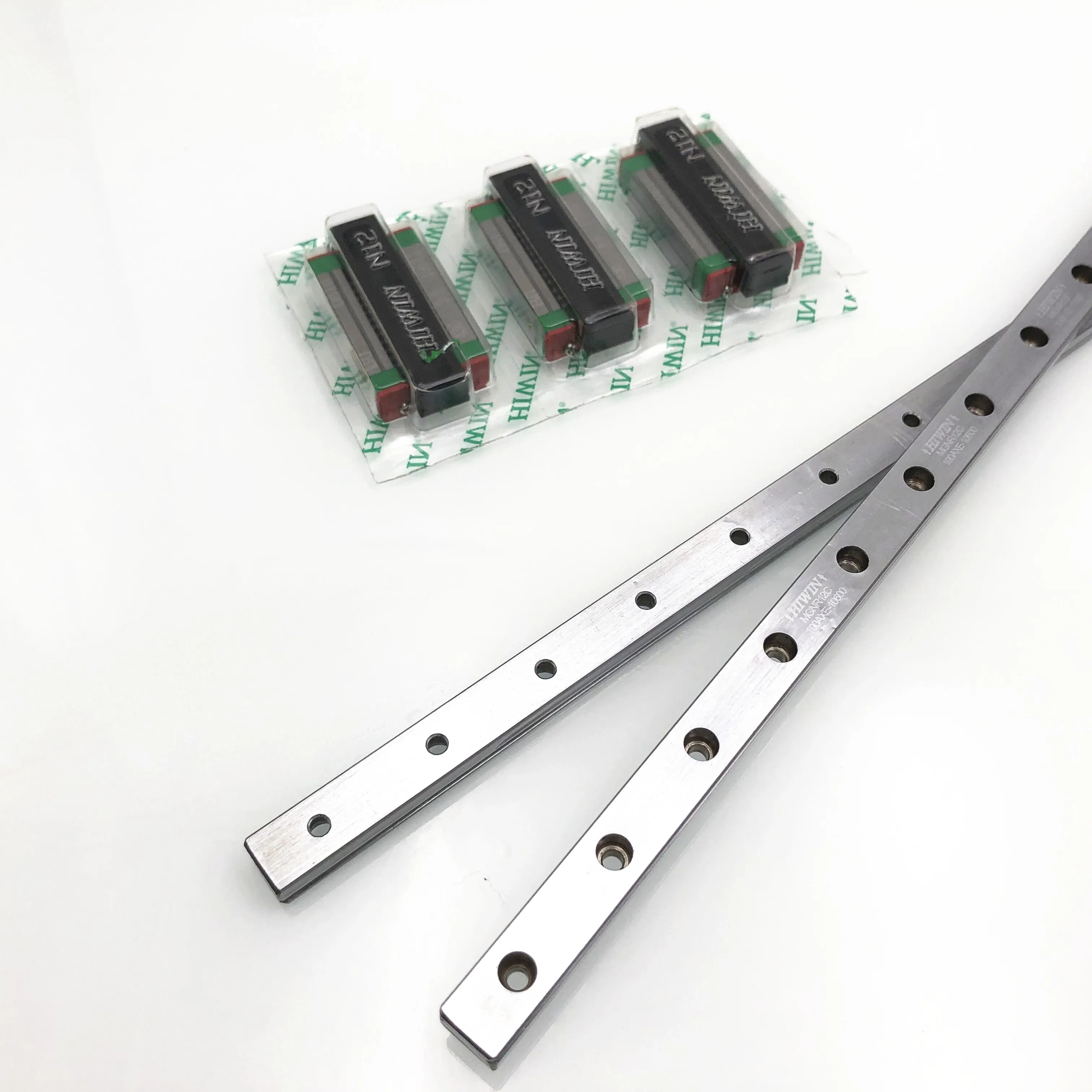 Hiwin Linear Guide MGN12 L 450mm linear rail way + MGN12H Linear rails carriages For DIY Cr10 Pro 3D printer 12mm afbeelding