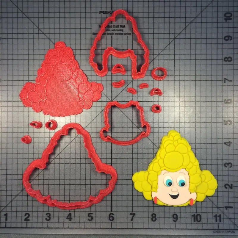 Deema 5 inch Bubble Guppies серия печенья на заказ 3D-печать Торт Топ украшения помадка резак набор - Цвет: Deema 5 inch
