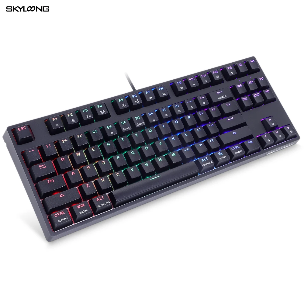 teclado mecânico abs keycap interruptor vermelho teclado