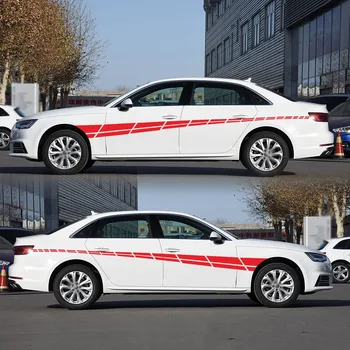 

Stripes Car stickers Accessories Totem Auto Side Body Decals Exterior Door