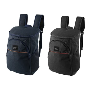 

ELOS-Denuoniss 2Pcs Insulated Cooler Backpack Large Capacity Bag Portable Food Lunch Backpack Waterproof Ice Pack for Picnic Hik