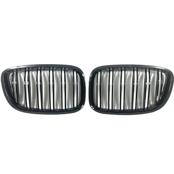 

Car Carbon Fiber Front Kidney Grill Grilles Double Line Grilles For-bmw 5 Series Gt F07 528i 535i 550i 2009-