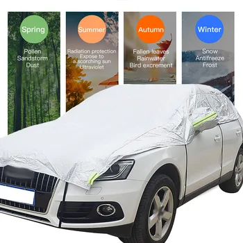

Universal Car Snow Cover Windshield Cover Protection 500*230CM Waterproof Thicken Windproof Dustproof For Sedan SUV