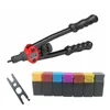 ALLSOME Rivet Nut Guns Auto Riveter Tool BT-606 Riveter Nut tool Hand Insert Rivet Nut Tool Manual Mandrels 6-32 8-32 BT-605 2